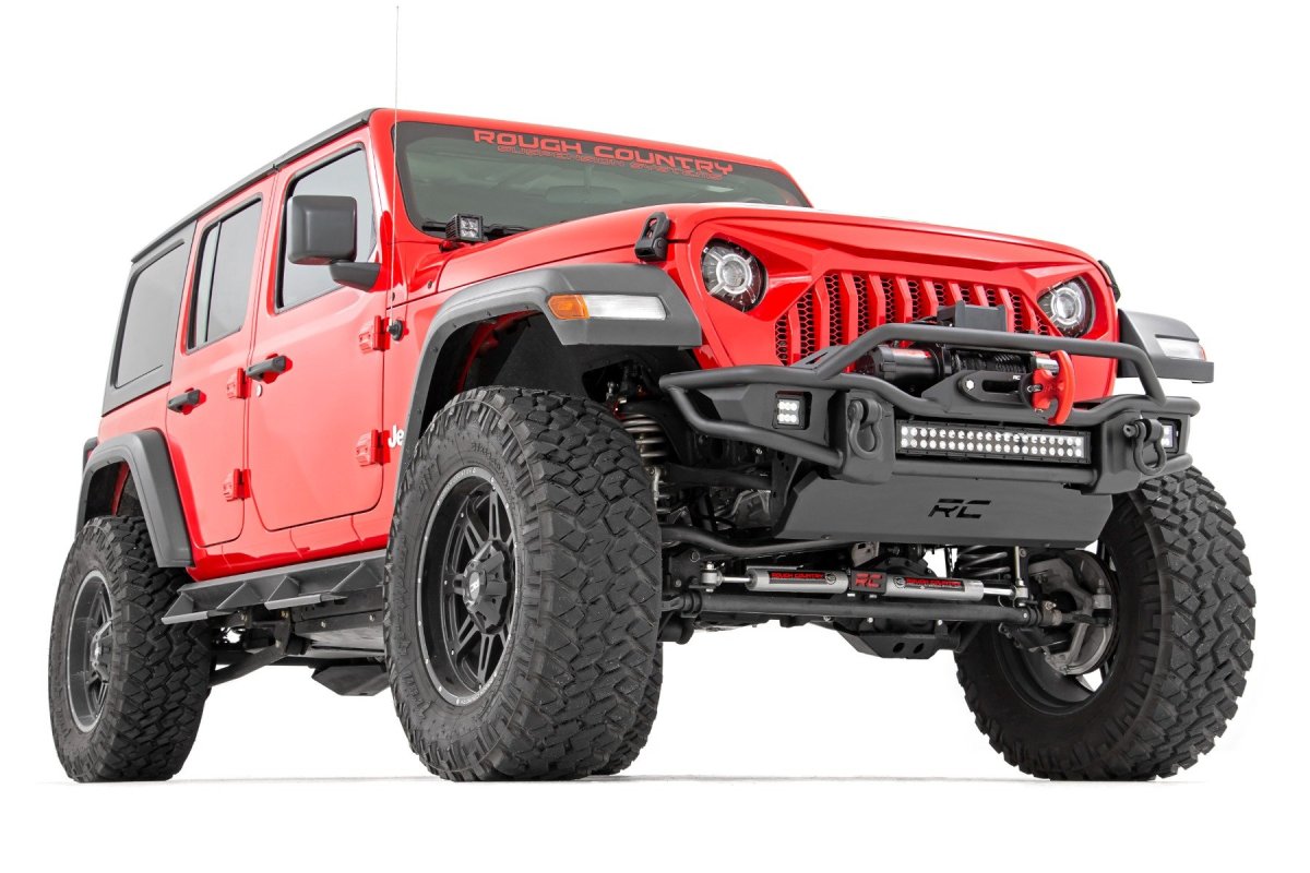 Jeep Wrangler Unlimited Suspension Lift Kit - Rough Country - 3.5 Inch Lift - '24-'25